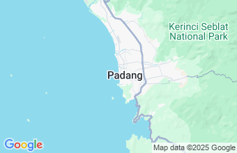 Map of Padang