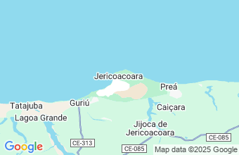 Map of Jericoacara