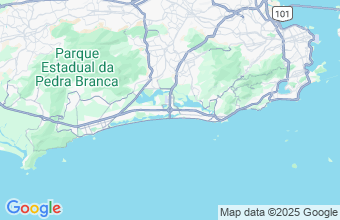 Map of Barra da Tijuca