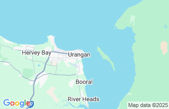 Map of Hervey Bay