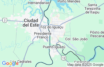 Map of Foz do Iguaçu
