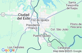 Map of Foz Do Iguacu