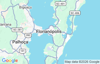 Map of Florianopolis