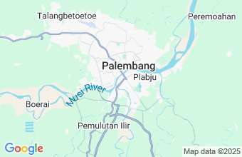 Map of Palembang