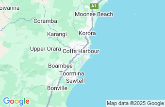 Map of Coffs Harbour