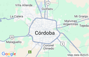 Map of Cordoba