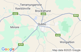 Map of Dubbo
