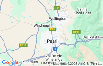 Map of Paarl