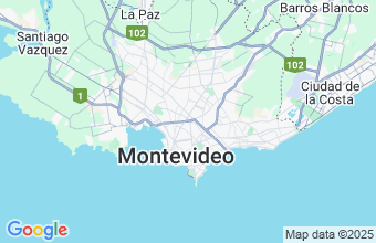 Map of Montevideo