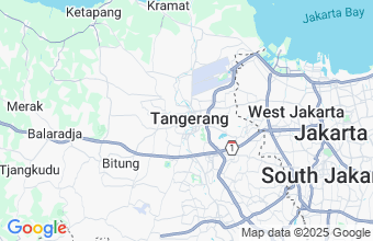 Map of Tangerang