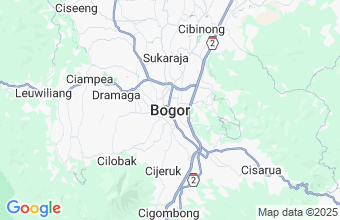 Map of Bogor