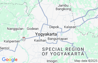 Map of Yogyakarta