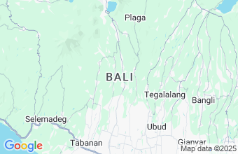 Map of Seminyak - Kuta - Bali