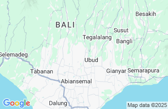 Map of Ubud