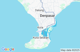 Map of Legian, Kuta