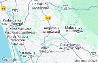 Map of Angamali