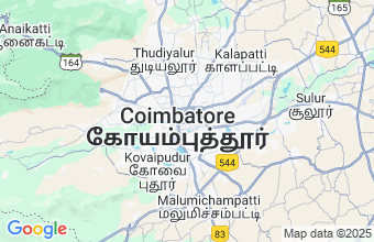 Map of Coimbatore