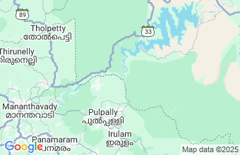 Map of Mysore - Kabini