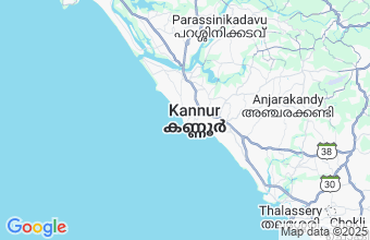 Map of Kannur