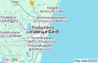 Map of Pondicherry