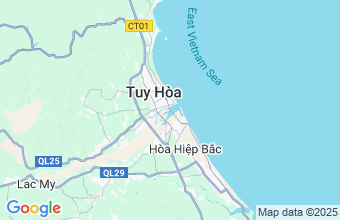 Map of Tuy Hoa