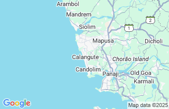 Map of BAGA CALANGUTE BARDEZ