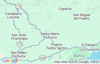 Map of Huatulco
