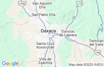 Map of Oaxaca