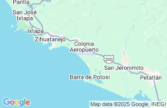 Map of Ixtapa Zihuatanejo