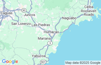 Map of Humacao