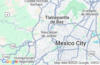 Map of Naucalpan