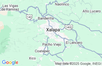 Map of Xalapa