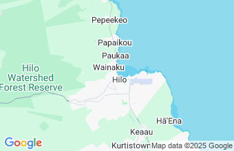 Map of Hilo