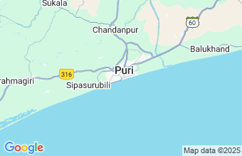 Map of Puri
