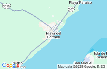 Map of Playa del Carmen - MX