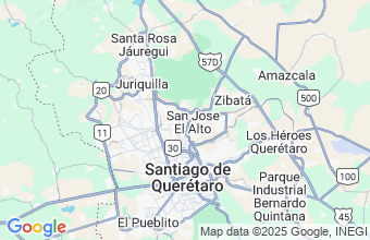 Map of Saintiago De Querataro