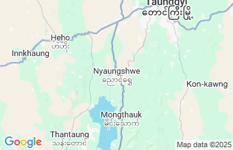 Map of Nyaungshwe