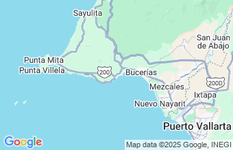 Map of La Cruz De Huanacaxtle