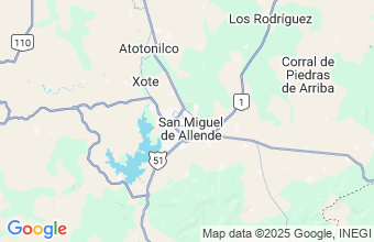 Map of San Miguel De Allende