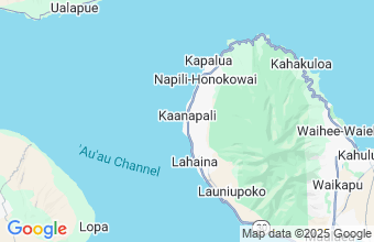 Map of Kaanapali