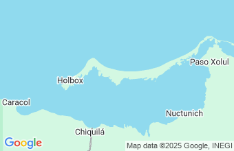 Map of HOLBOX ISLAND,