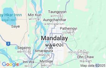 Map of Mandalay
