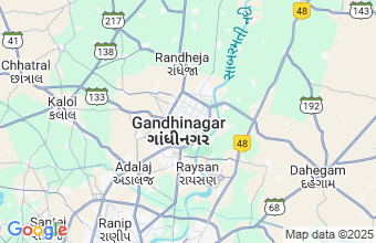 Map of Gandhinagar