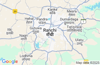 Map of Ranchi