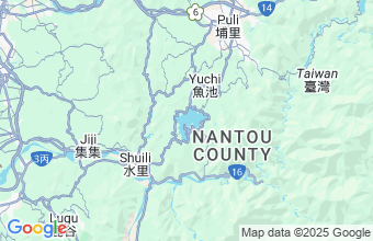 Map of Sun Moon Lake