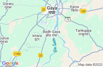 Map of Bodh Gaya