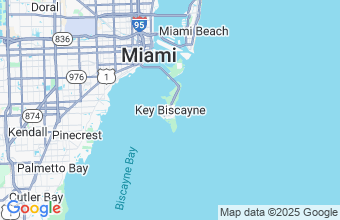 Map of Key Biscayne