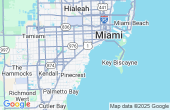 Map of Coconut Grove