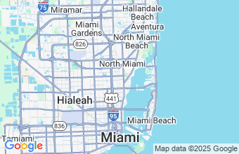 Map of Miami Shores