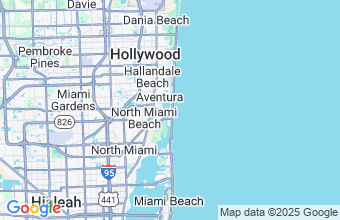 Map of Sunny Isles